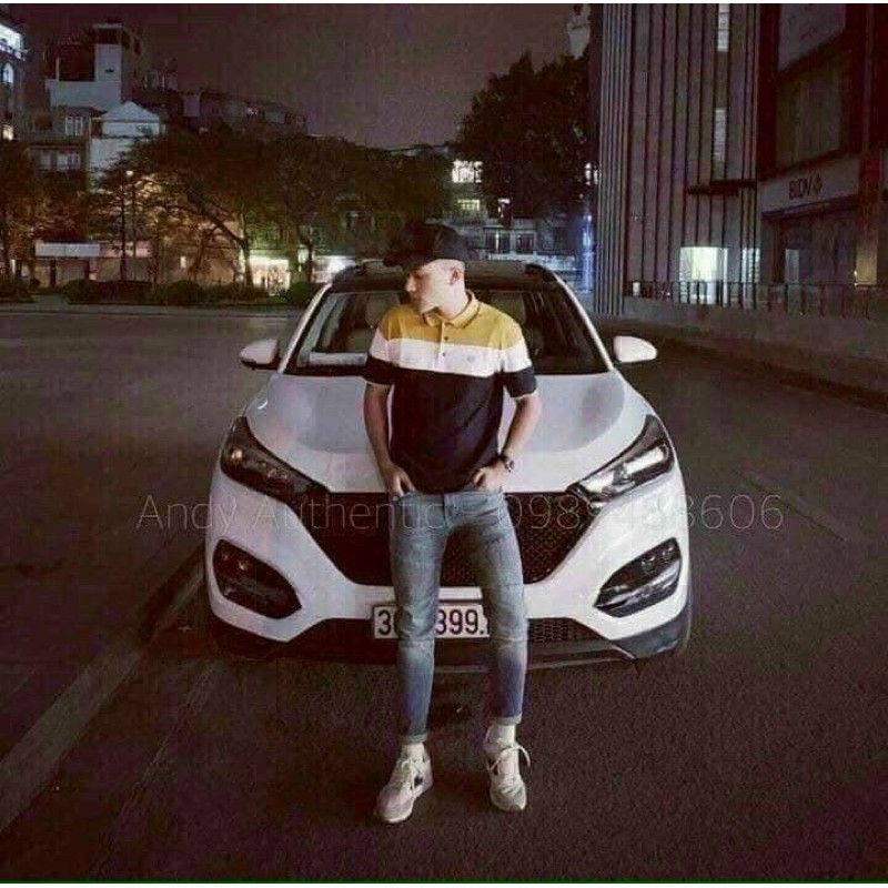 BÁN SỈ ÁO POLO PHỐI VÀNG CHO NAM | BigBuy360 - bigbuy360.vn