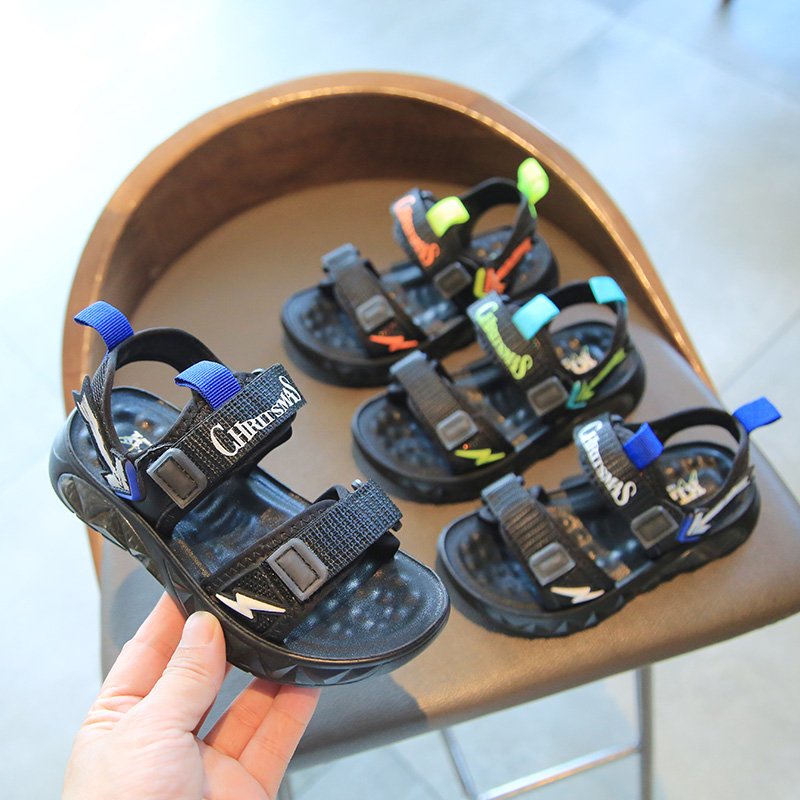 Sandal cho bé trai đi học hàng Quảng Châu cao cấp mã 6606