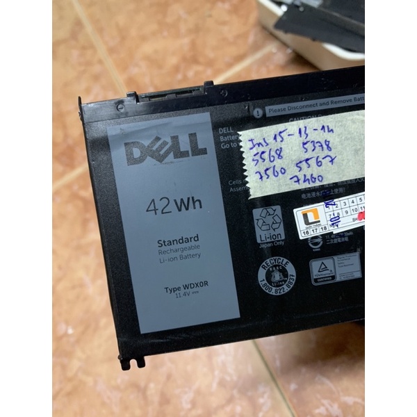 Pin zin xác dell inspiron 13 14 15 lấy board mạch sạc vỏ 5568 7460 7560 5378 5567