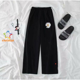 Quần Ống Rộng HOA CÚC Dáng Suông Unisex - VIET_STAR