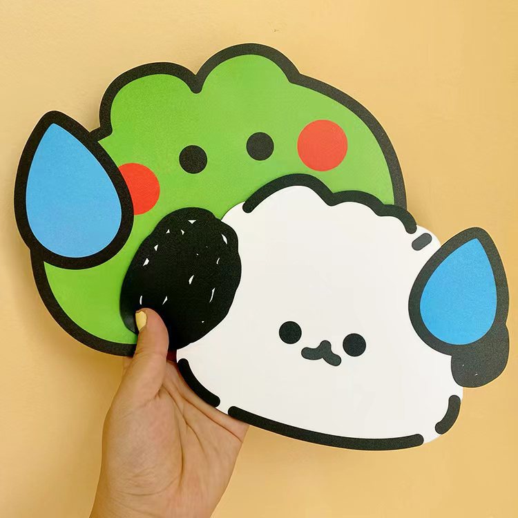 Bàn Di Chuột, Lót Chuột Mouse Pad Confused Sweat Pet