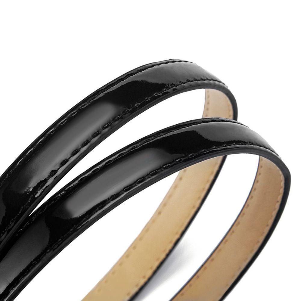 Thắt Lưng VANES1 Chất Liệu Da Pu Phối Kim Loại Phong Cách Retro