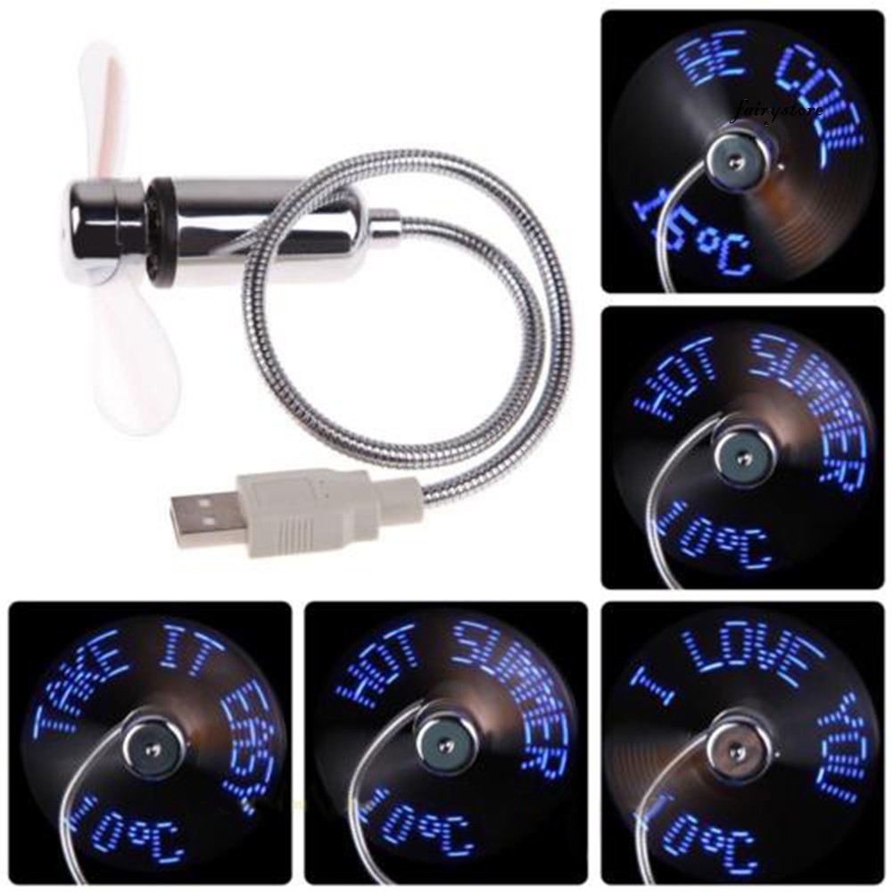 Quạt Usb Mini Có Đèn Led