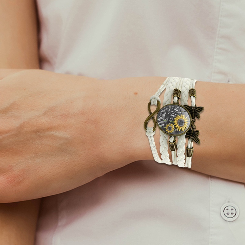 Vòng Tay Da Nhiều Sợi Cho Nữ