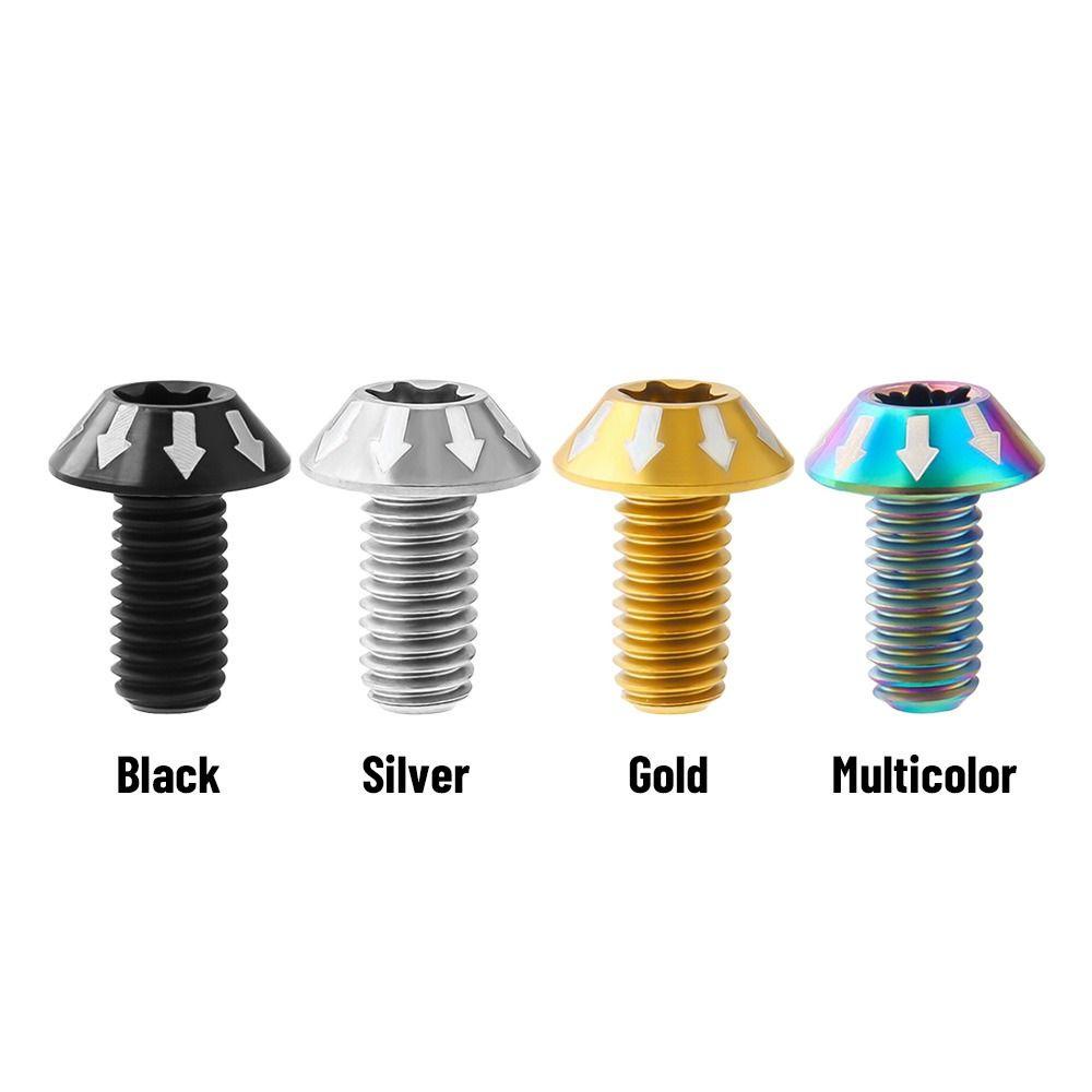 MELODG Set 2 Ốc Vít Titan 4 Màu M5X10Mm Cho Xe Đạp MTB
