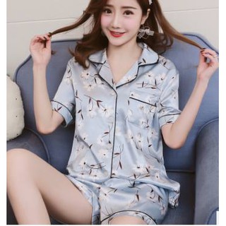 Bộ ngủ lụa cao cấp - bộ ngủ lụa chất cực đẹp mát