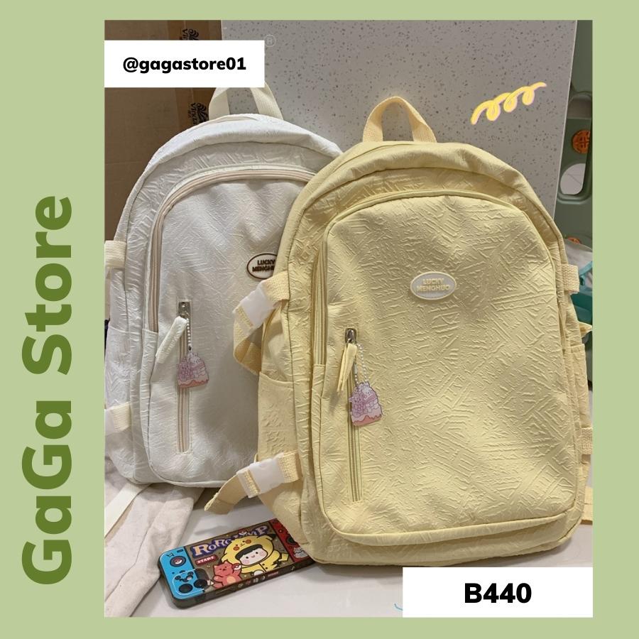 Balo đi học ulzzang hàn quốc, cặp sách nữ cấp 2, cấp 3 đẹp basic giá rẻ B440