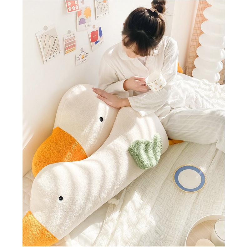 Gối ôm cho bé nhiều mẫu mềm mại chất liệu lông xù cao cấp | Cáo đỏ | Hươu vàng bông hoa | Vịt trắng xanh
