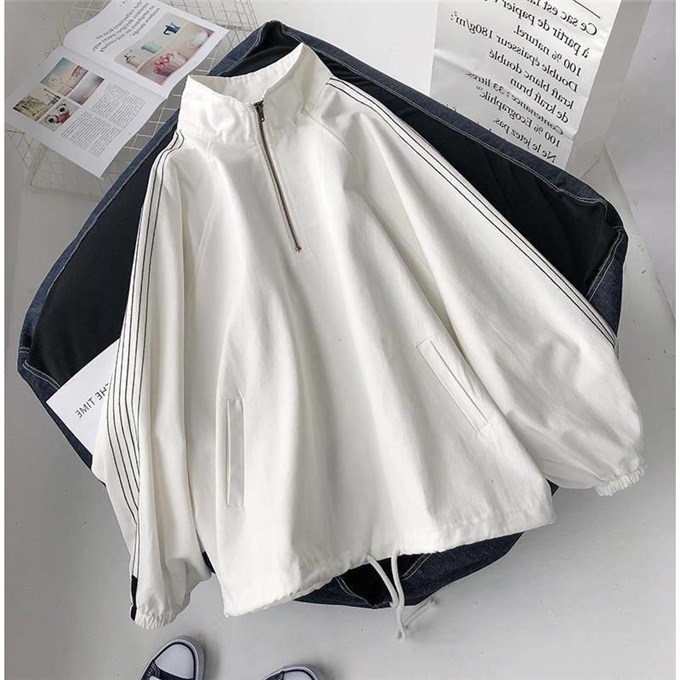 Áo Khoác Tay Dài Màu Trơn Phong Cách Nhật Bản Size S-2Xl Cho Nam Nữ | BigBuy360 - bigbuy360.vn