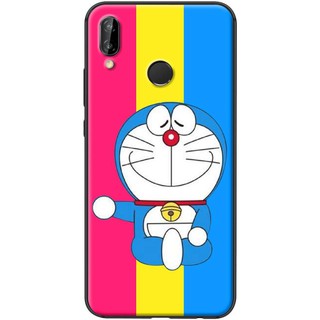 Ốp lưng huawei nova 3e doremon nền 3 màu