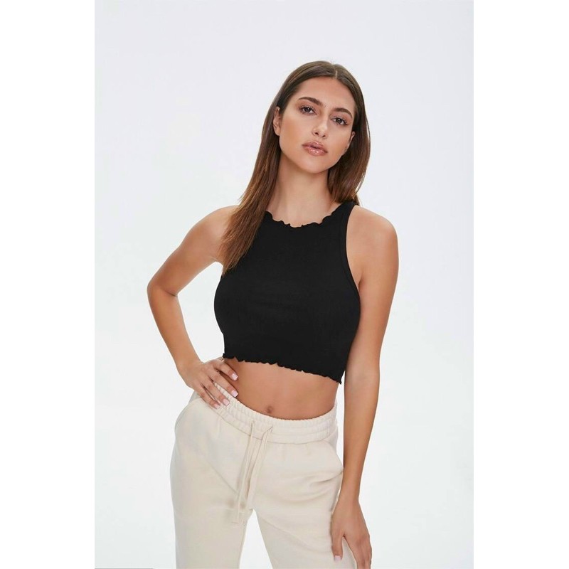 Áo ba lỗ cuốn biên F21 | BigBuy360 - bigbuy360.vn