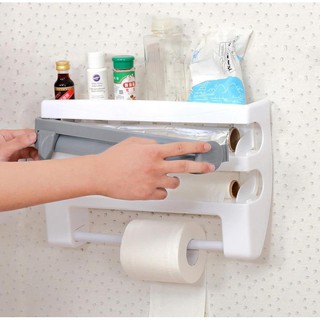 Giá cắt màng bọc thực phẩm đựng đồ đa năng