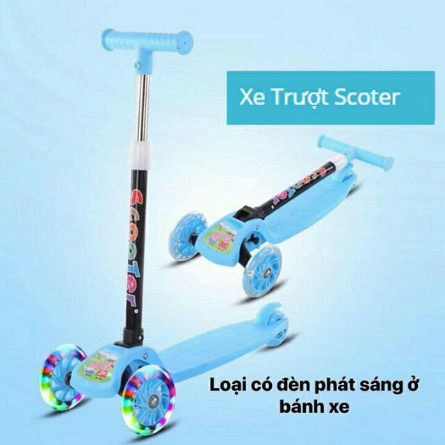 Xe trượt scoter cho bé 2-8 tuổi