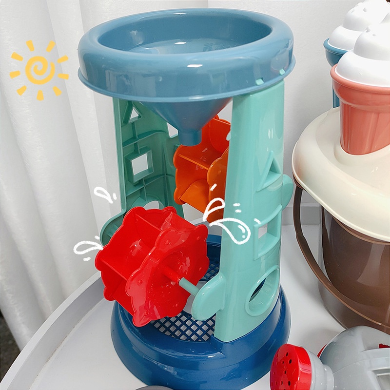 Bộ đồ chơi xúc cát bãi biển Zhan Qi Toys thú vị cho trẻ em