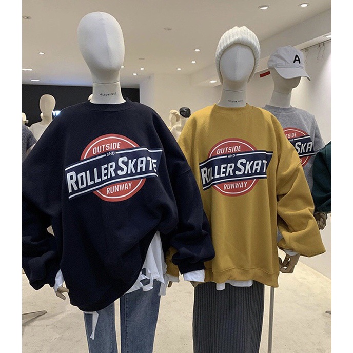 𝐀́𝐎 𝐒𝐖𝐄𝐀𝐓𝐄𝐑 𝐍𝐈̉ 𝐎𝐔𝐓𝐒𝐈𝐃𝐄 ROLLER SKATE ( 4 màu xanh , đen , vàng , xám )