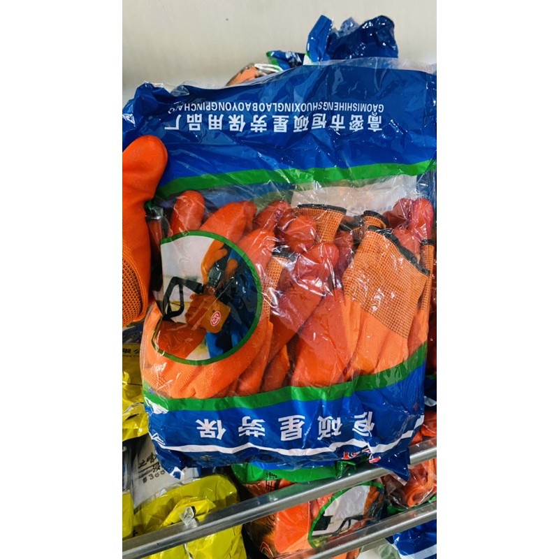 Găng tay sơn cam dày hàng cao cấp-túi 12 đôi- 900g hoặc 1.1kg