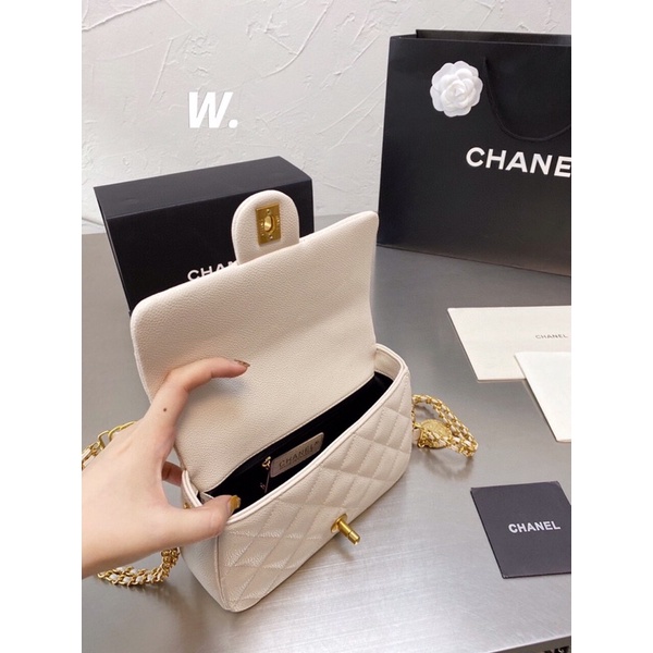 Túi xách Chánel classic mẫu mới sz 20 chất da thật