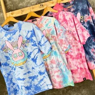 Áo thun from rộng loang màu nữ, áo phông ulzzang unisex loang màu phản quang lmpq01, chất thun cotton ysshop