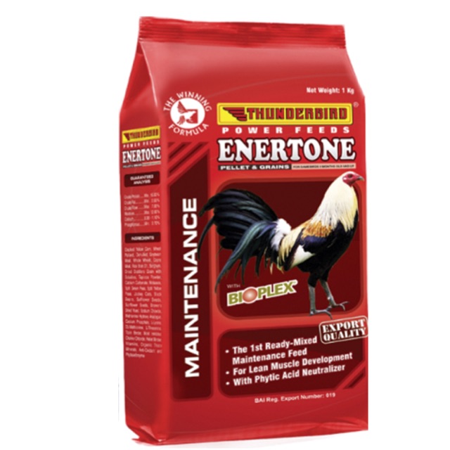 Cám thức ăn gà đá THUNDERBIRD ENERTONE 1kg