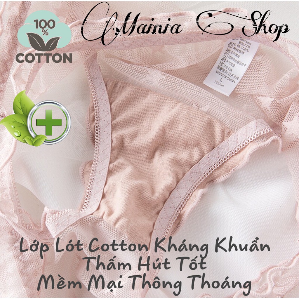 [Bao Đẹp] Quần Lót Nữ Ren Sao Xuyên Thấu Sexy Quyến Rũ Quần Chíp Nữ Dễ Thương Cao Cấp Hàng Loại 1 Rẻ Đẹp Mainia Shop