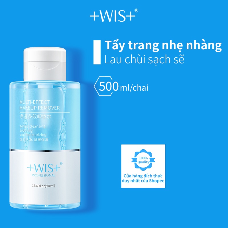 Nước tẩy trang WIS làm sạch sâu đa dụng 3 trong 1