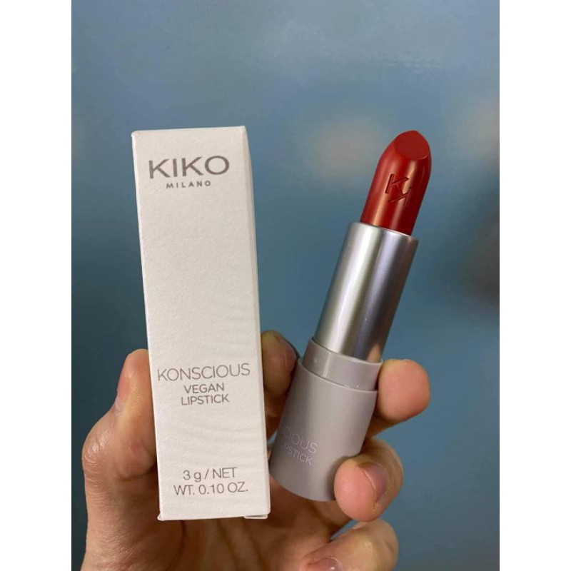 Hàng Đức Son hữu cơ Kiko Konscious Vegan Lipstick.