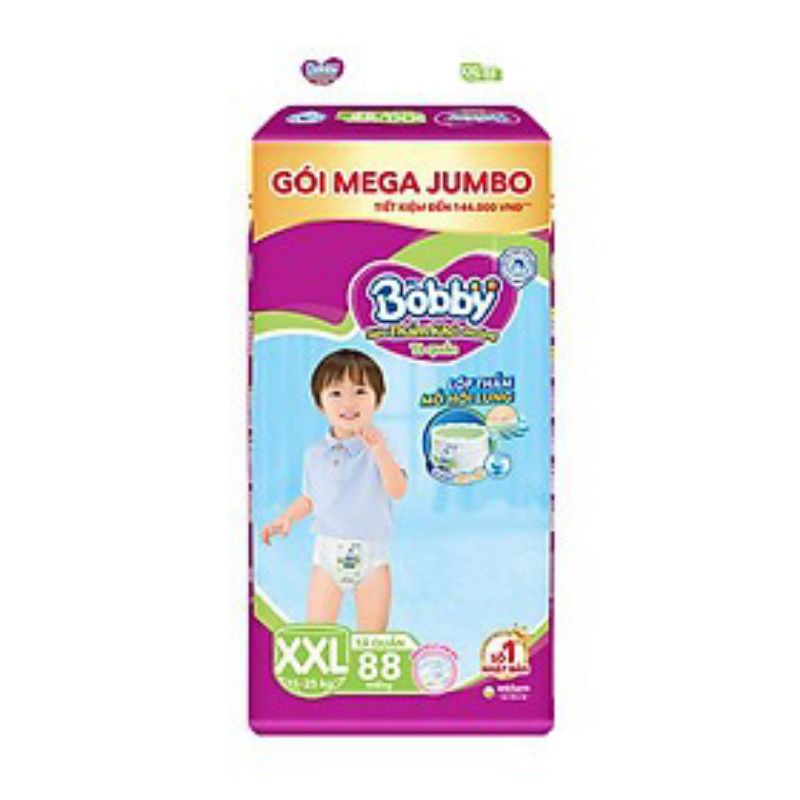 Thanh Lý Tã Quần Bobby Mega Jumbo M 124,XXl 88