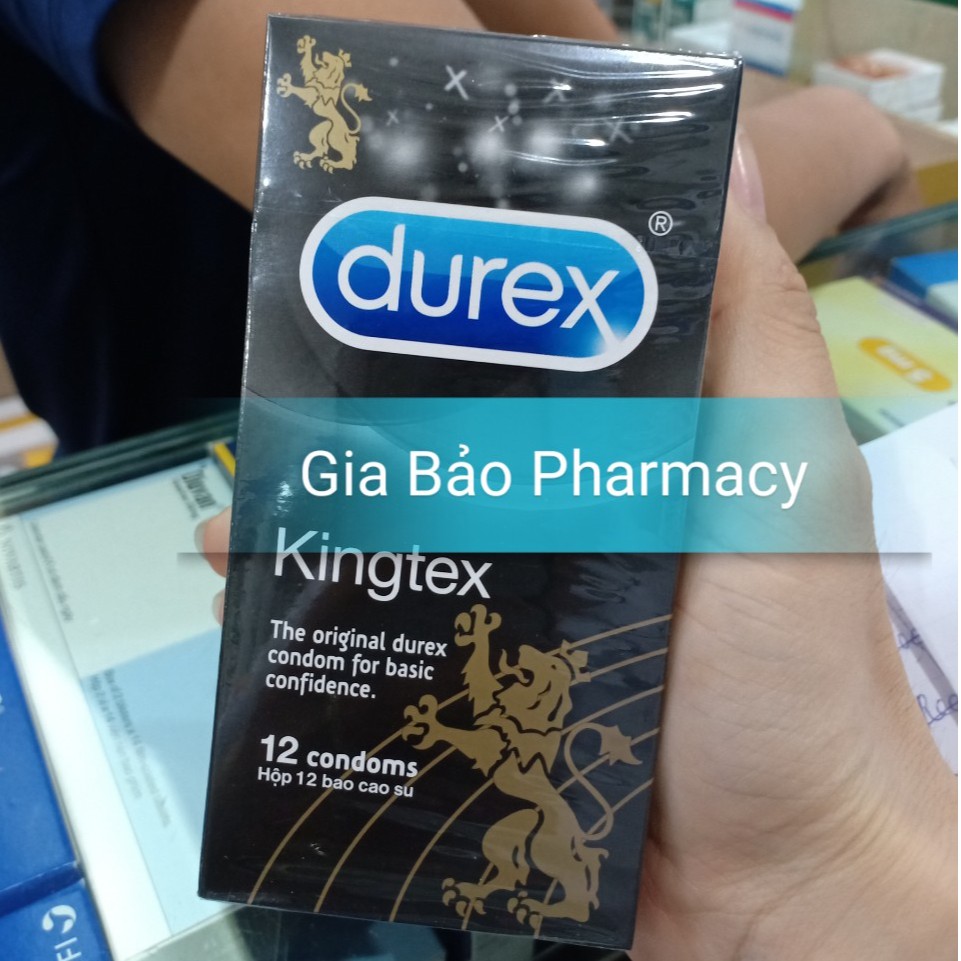 Bao cao su chính hãng DUREX KINGTEX 12chiếc