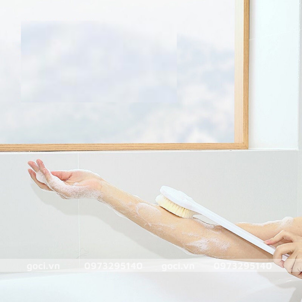 Bàn chải chà lưng cọ lưng Nhật tắm mềm mịn tẩy tế bảo chết của da tăng hiệu quả làm sạch dưỡng ẩm