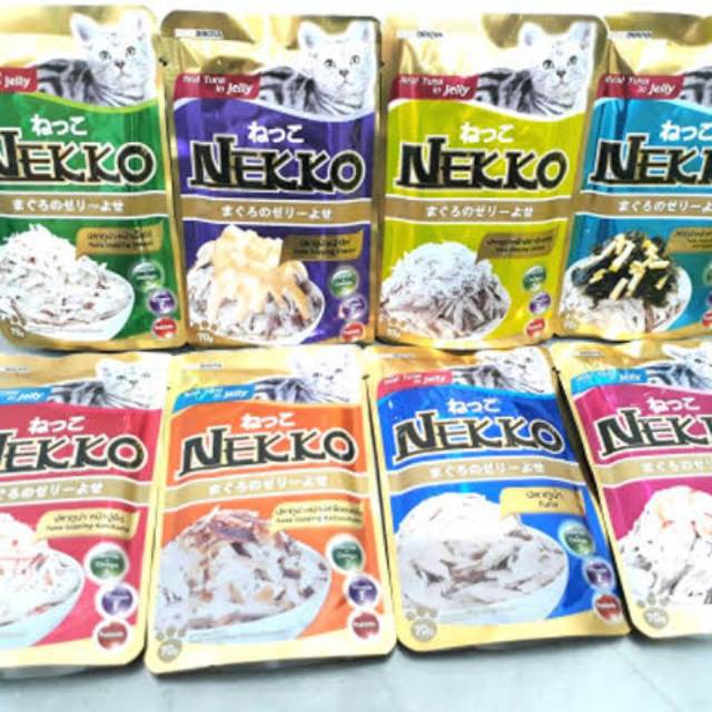 Pate Nekko Thạch Jelly Cho Mèo Mọi Lứa Tuổi (70g)