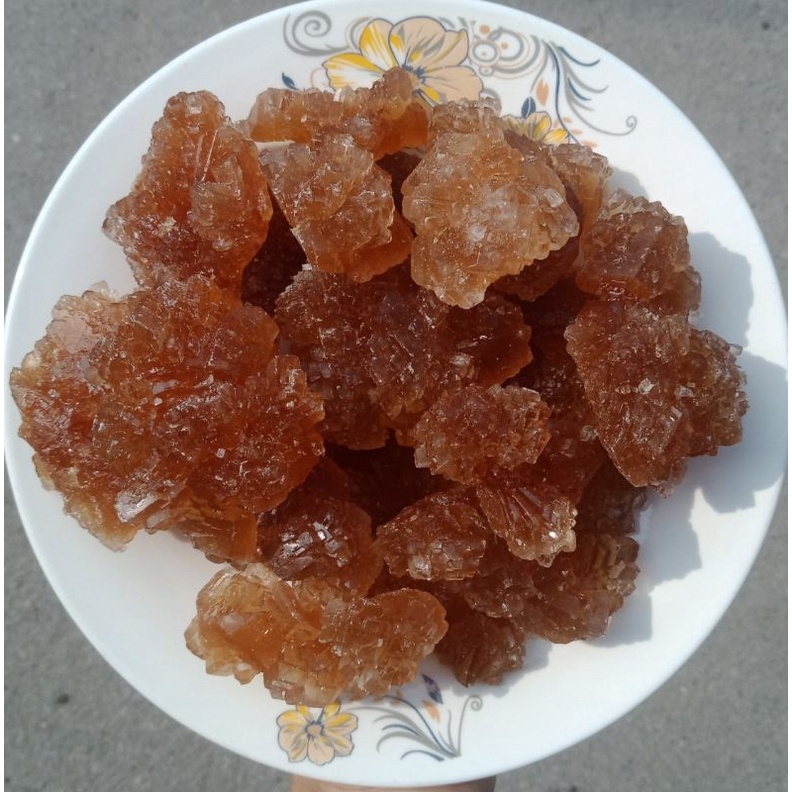 ĐƯỜNG PHÈN MẬT MÍA HỮU CƠ, KẾT TINH TỰ NHIÊN, 1KG PHÈN VỠ