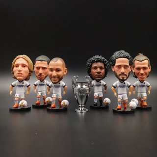 Mô hình cầu thủ bóng đá real madrid ramos zidane modric cristiano ronaldo beckham ronaldo carlos