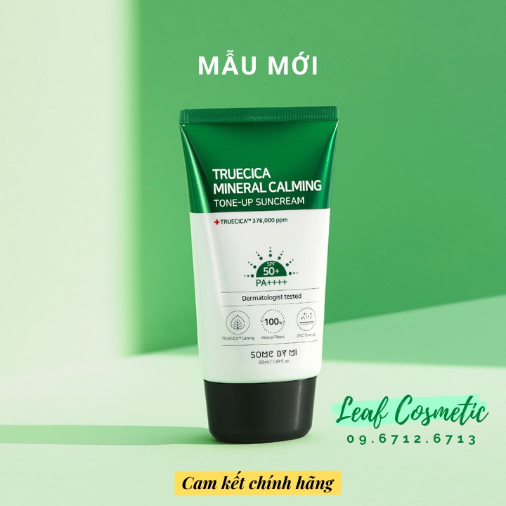 [ Mẫu Mới Tone-Up ] Kem Chống Nắng Some By Mi Truecica Mineral 100 Calming Suncream