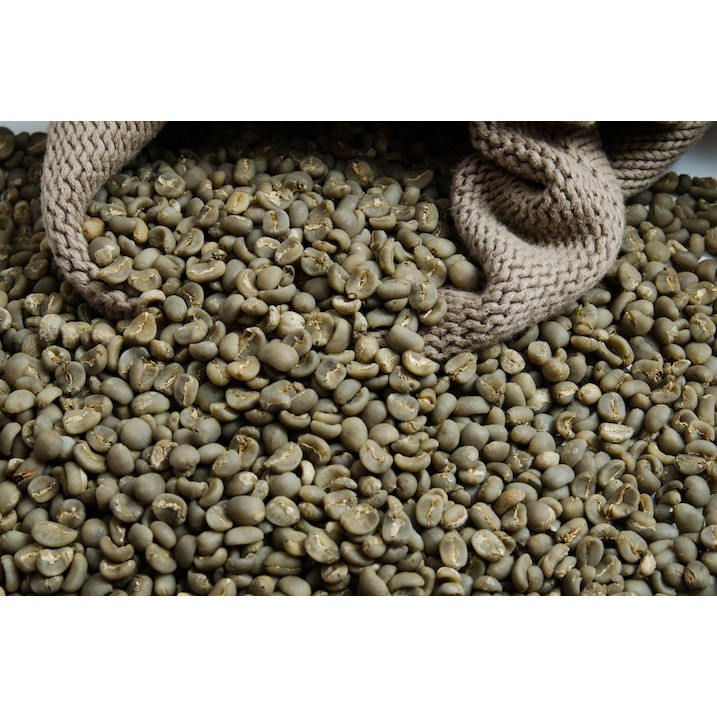 Túi 5 kg cà phê nhân sống chưa rang Robusta- cà phê vối Tây Nguyên-Hạt làm sạch, phơi sấy khô.