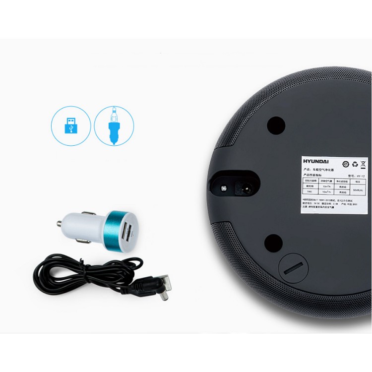 Máy khử mùi, Lọc không khí trong ô tô, chính hãng HYUNDAI, bảo hành 6 tháng