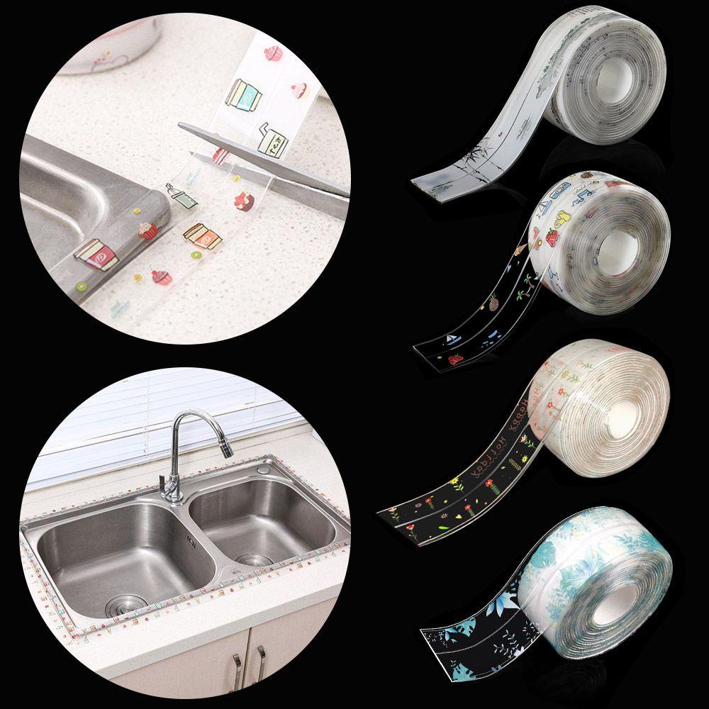 Cuộn Băng Keo Dán Viền Bồn Rửa Chén / Nhà Tắm Chống Thấm Nước Tiện Dụng