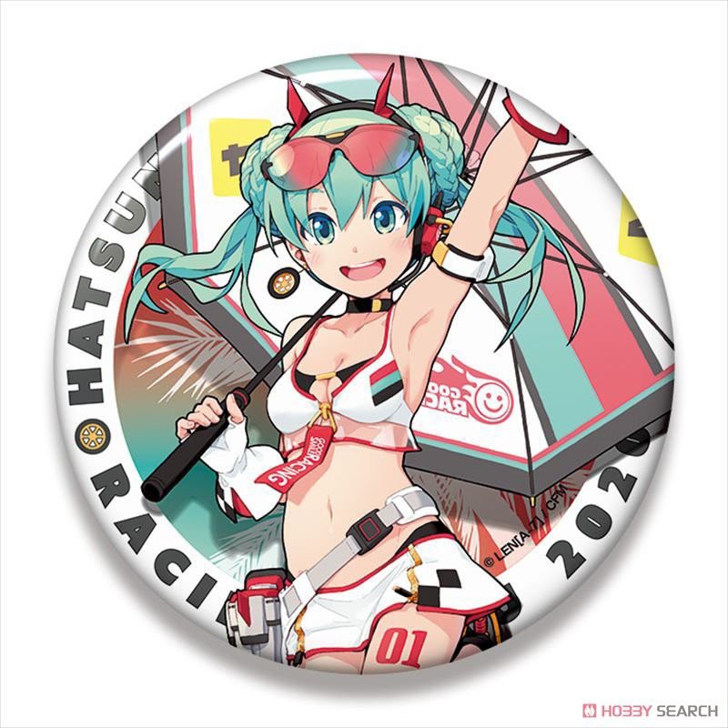 Huy hiệu cài áo in hình Hatsune Miku Racing Ver 2020 anime chibi