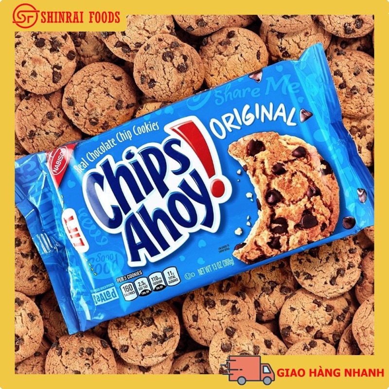 Bánh Chips Ahoy Nabisco Mỹ 515gram