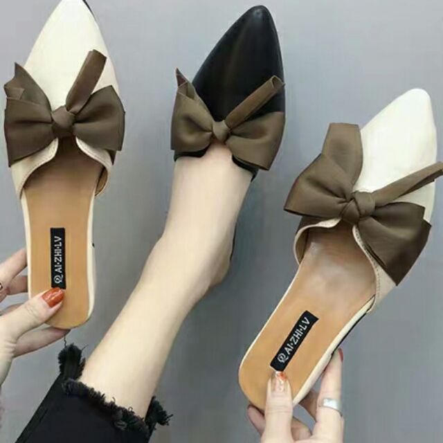 Order sục cao gót đính nơ