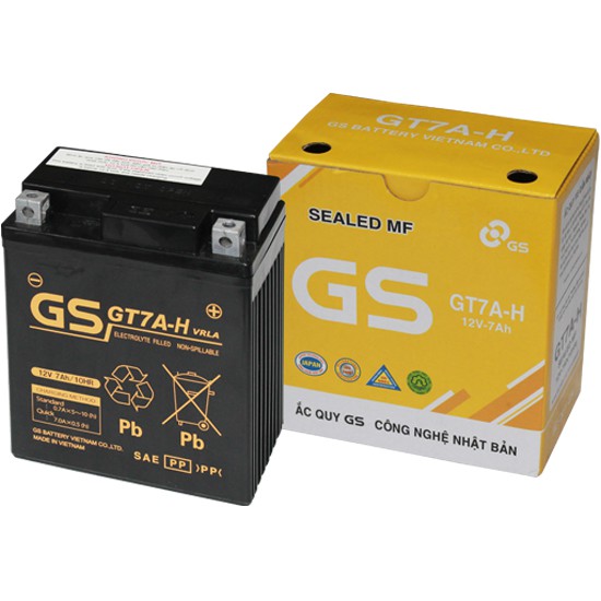 Ắc quy xe máy GS GT7A-H 12V-7Ah