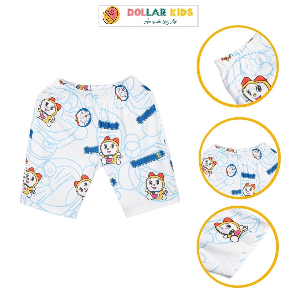 Quần Lửng Legging Dollar Kids Cho Bé Gái Thun Lạnh Trẻ Em Mặc Nhà Từ 10kg Đến 45kg