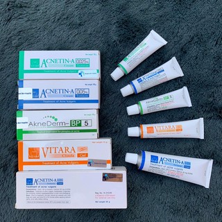 Kem giảm mụn Acnetin A Tretinoin 10g Mẫu mới 202 - Tretinol 0.05% Kem giảm mụn chống lão hóa da