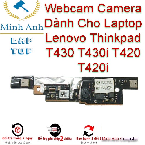 Webcam Camera Dành Cho Laptop Lenovo Thinkpad T430 T430i T420 T420i