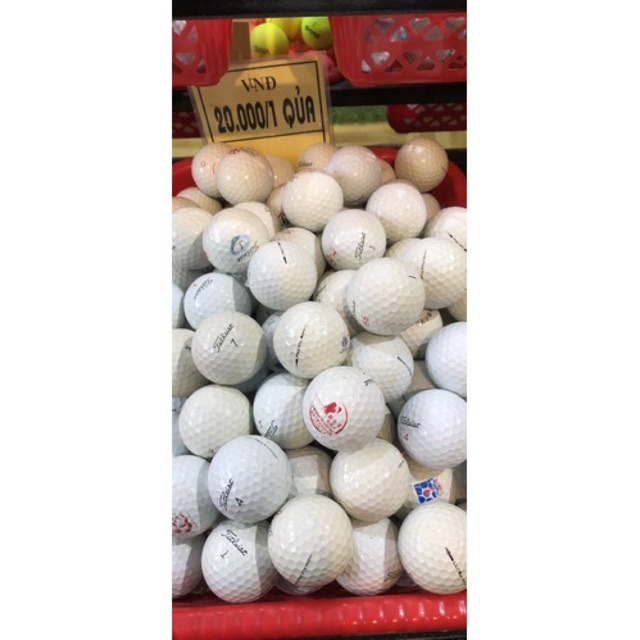 10 Bóng Golf Titleist pro Đã Qua Sử Dụng Cam Kết Không Sơn Lại