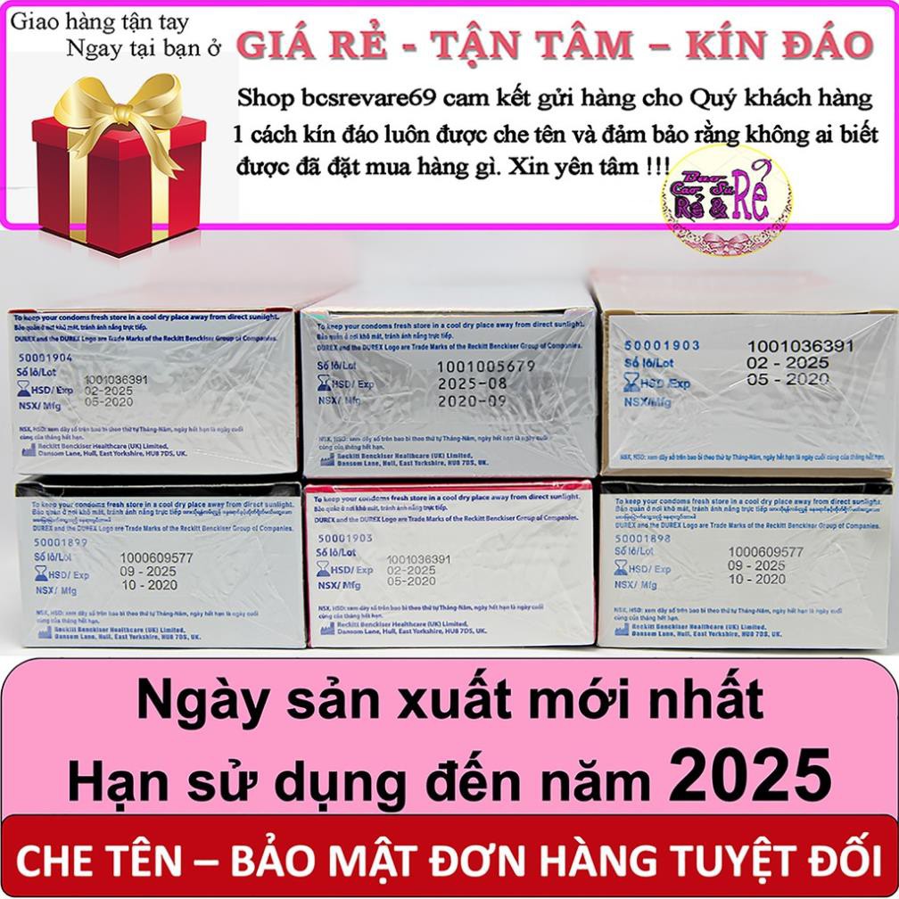 Bao Cao Su Durex Kingtex ÔM SÁT có cảm giác thật nhất 12 bao 👌