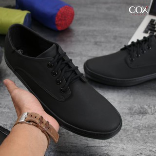 Giày Cox Da Full Đen