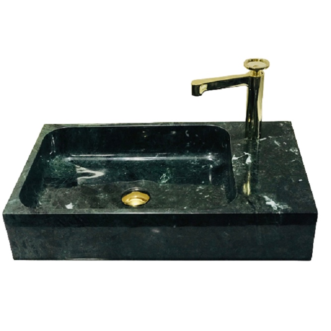 LAVABO ĐÁ TỰ NHIÊN - XANH ẤN ĐỘ - XCN47 ( KHÔNG BAO GỒM VÒI)