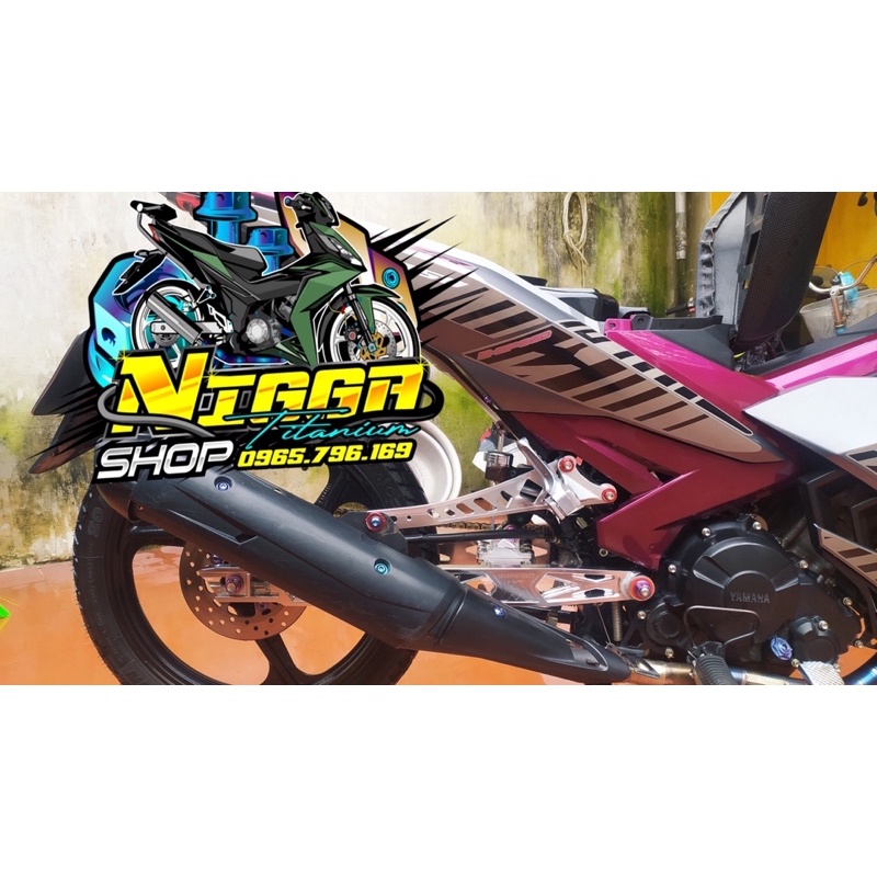 Treo bô malay + gác chân malay ex150