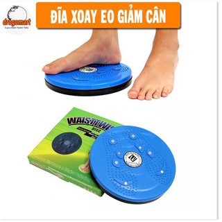 Đĩa xoay eo tập thể dục 360 độ bàn xoay tập cơ bụng cho eo thon tại nhà và phòng gym có hạt massage bàn chân cực tốt