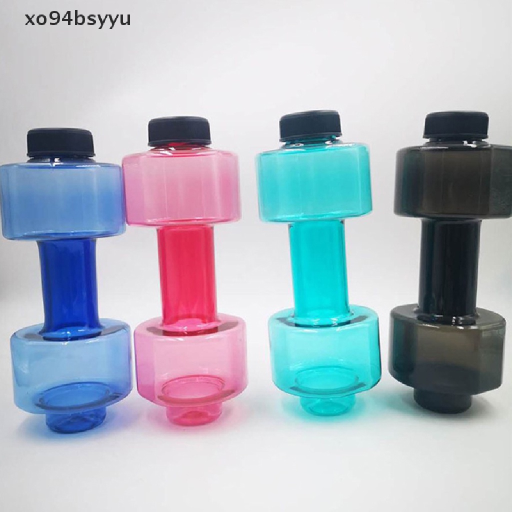 Bình Nước Thể Thao Bằng Nhựa Chống Rò Rỉ Hình Quả Tạ Xo94Bsyu 550ML